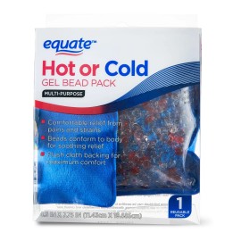 EQUATE (2 pack) Equate Multi-Purpose Hot or Cold Gel Bead Pack, 4.5" x 7.75"