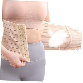 Healeved Postpartum Belly Binder Girdle Belt for Women Breathable Abdomen Wrap Elastic Slimming Support for and for Fitness Activities Khaki