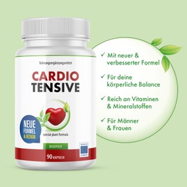 Cardiotensive Capsules - 90 Capsules - Quality for Men and Women 5 x 90