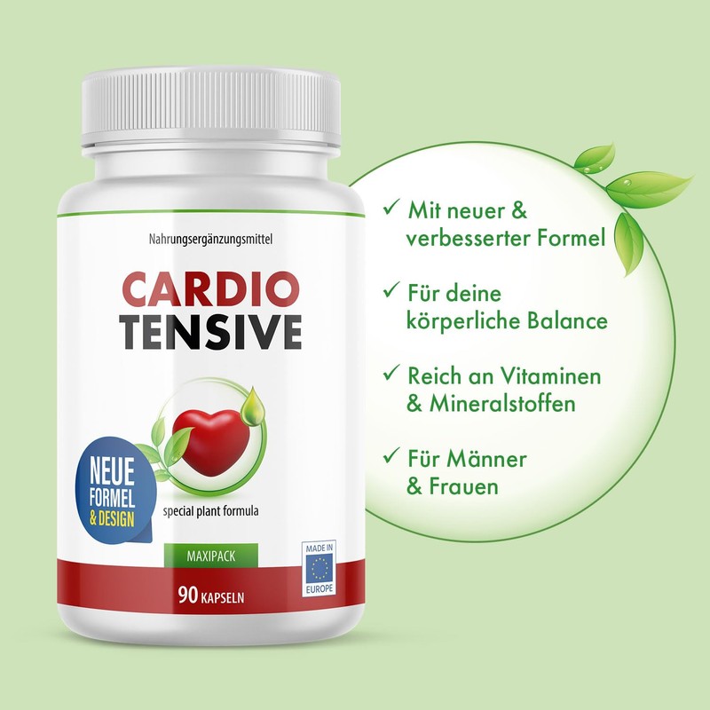 Cardiotensive Capsules - 90 Capsules - Quality for Men and