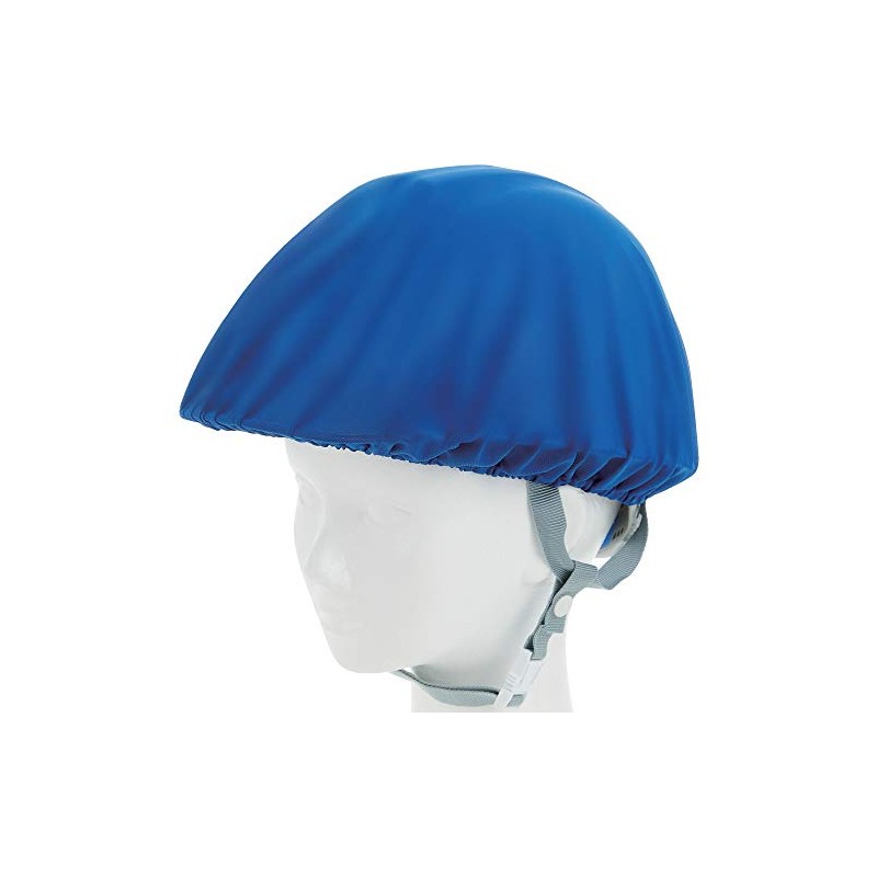 TRUSCO HMCS-B Helmet Cover with Sponge Fabric, Soft Type, Blue