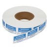 Merangue Refreshments Ticket Roll, 1000 Pack, Blue