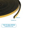 Door Seal Strip, 6mm(W) x 3mm(T) Window Draft Excluder Weather