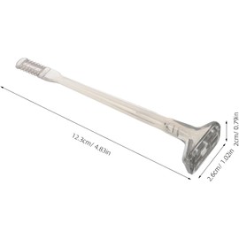 iplusmile Recortadora de Vello Nasal Portátil de Doble Cara para Hombres y Mujeres, Diseño Ergonómico y Acero Inoxidable, Adecuado para Cuidado Facial y Viaje, 2 Piezas