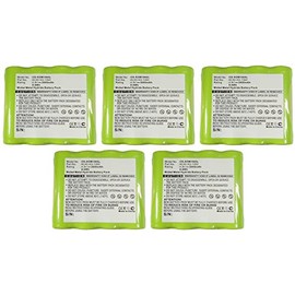 Synergy Digital Wireless Headset Batteries, Works with Astro Gaming Video Gaming Equipmwnt Wireless Headset, (Ni-MH, 4.8V, 2000 mAh), combo-pack includes: 5 x SDHP-H1444 Batteries