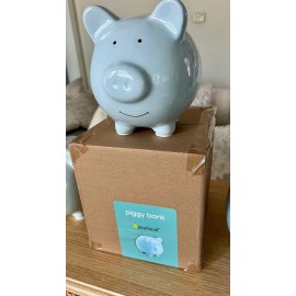 Pearhead Ceramic Piggy Bank, Ideal for Boys and Girls, Kids Money and C...