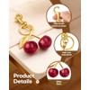Adorable NEGTTE Cherry Bag Charms Keychain for Women