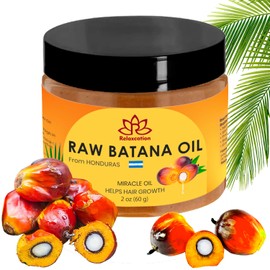 Batana Oil from Honduras - 100% Pure Raw Batana Oil - for Hair Growth, 100% Natural, Pure, Prevent Hair Loss and Enhances Hair Thickness in Men & Women (2 oz)