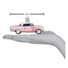Old World Christmas Glass Blown Ornament Classic Car (46023), Pink