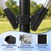 WODHMIEY RV Flag Pole Holder 3-in-1 Magnetic Suction Cup Hitch