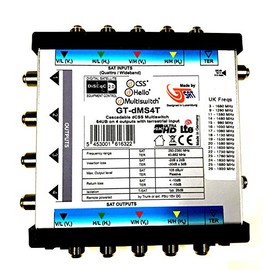 Unicable 2 dCSS Multiswitch 64 UB 4 Hybrid Outputs GT-dMS4T