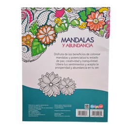 Dreams Art - Mandalas y Abundancia - Libro para Colorear: 64 Páginas para Relajarte y Atraer Energía Positiva