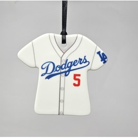 LA Freeman #5 Jersey Shaped Ceramic Christmas Ornament -Ready to Ship
