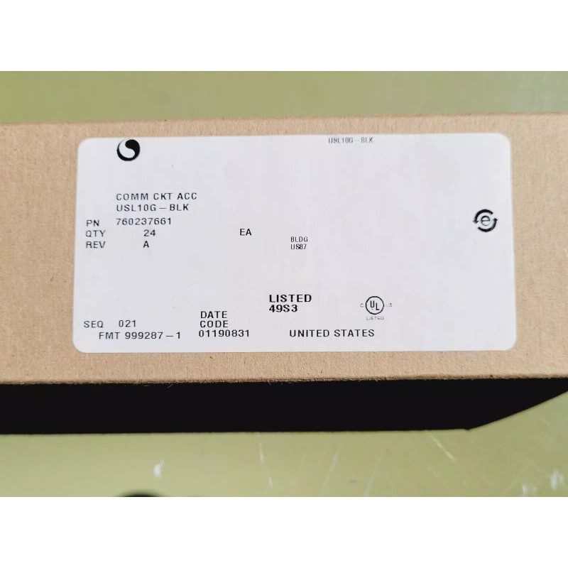 CommScope NEW IN BOX USL10G BLK Commscope CAT6A Modular Jack