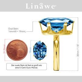 Linawe Women's Rings, False Diamond Moissanite Ring, Adjustable, Large Finger Ring, Women, Copper Rings Available in Three Gold, Rose Gold and Silver Tones, Glass Rhinestone Glass stone, Created