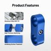 EVIL ENERGY Hose Separator Clamp, Fuel Line Mounting Clamp Aluminum