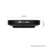 JJC 46MM Screw-in Lens Hood for Nikon NIKKOR Z DX