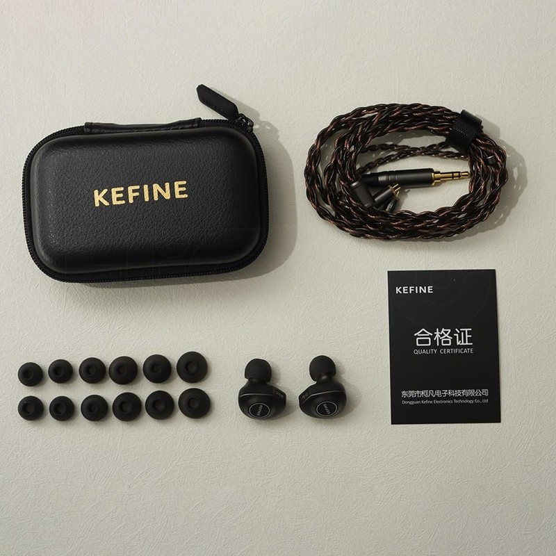HiFiGo Kefine Delci Single 10mm Dynamic Driver In-Ear Monitor, 1DD