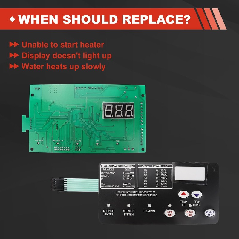 42002-0007S Swimming Pool Heating Control Board Compatible with NA and