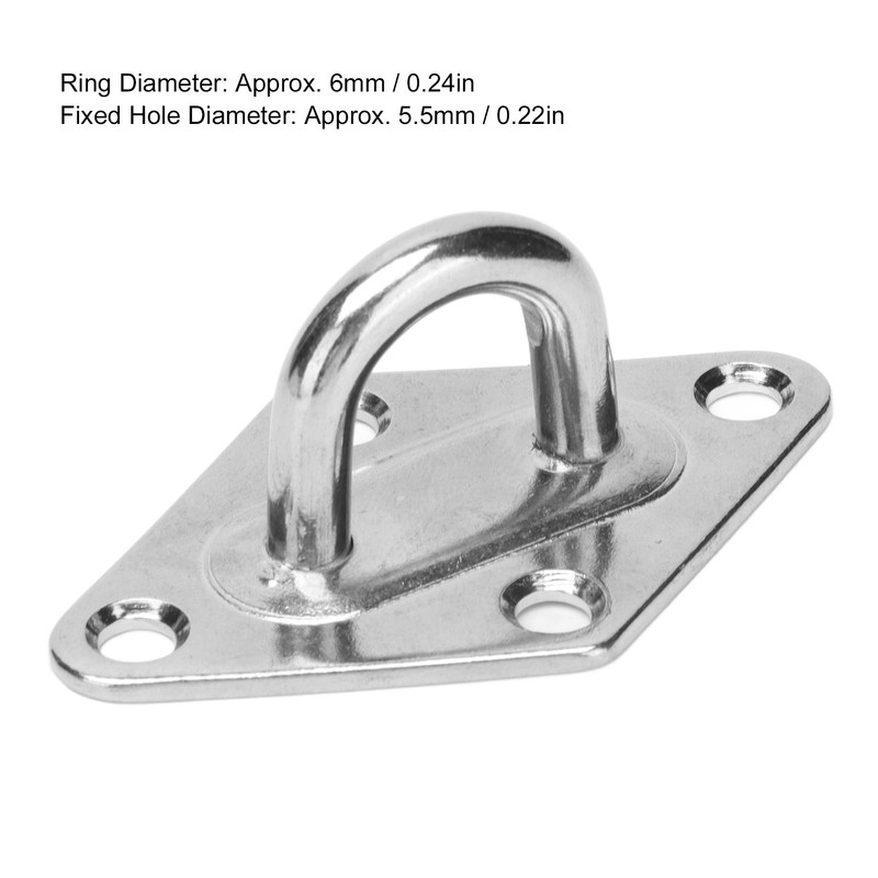 10Pcs Eye Plate 316 Stainless Steel Heavy Duty Suspension Pad