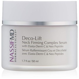 NassifMD Deco-Lift Neck Firming & Lifting Complex Serum with Powerful Peptides that smooth wrinkles for younger looking skin