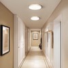 Vikaey Ceiling Light 11.81 inch, Flush Ceiling Light White, LED