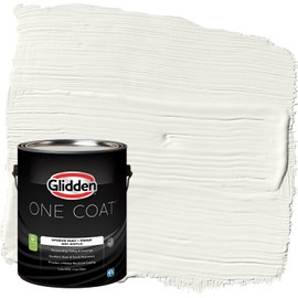 Glidden One Coat 1 gal. Gypsum/Off-White Flat Interior Paint with Primer