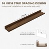 Axeman 30 Inch Floating Shelves for Wall | Picture Ledge