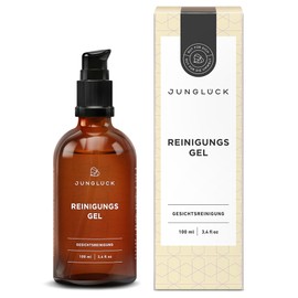 JUNGLÜCK Cleansing Gel Face - Vegan | Gel Cleanser Cleanses Your Skin Mild and Oil-Free with Vegetable Surfactants | Lightly Foaming Face Cleanser for Removing Impurities, Oil and Make-Up