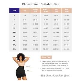 SHAPELLX Body Shaper Tummy Control High Waisted Body Shaper Shorts Shapewear for Women Tummy Control Slip Shorts(Black, Large)