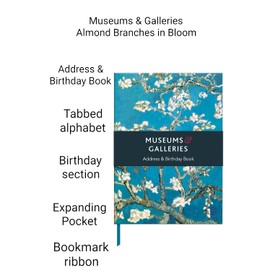 Almond Branches in Bloom Address and Birthday Book - ADD120