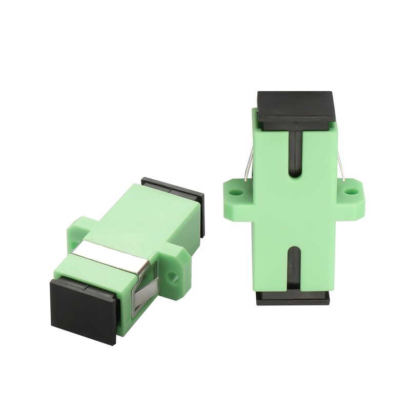 YAODHAOD SC APC Fibre Optic Adapter/Coupler, Pack of 10, SC-SC