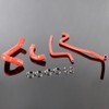 PIT66 Silicone Radiator Hose Kit,Compatible with Jeep Wrangler TJ 4.0L
