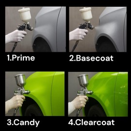 LiME LiNE 4 oz Transparent Candy Concentrate, Solvent base Automotive Paint (Blue Candy 4oz)