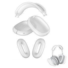 5 PCS Protector Cover for Headphones Soft Case Cover Headphones Clear Anti Scratch Ear Pad Case Cover Protective Ear Cups Covers Accessories Anti Dust Headband Cover Soft Case Anti Scratch