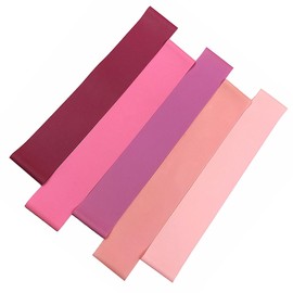 KICHOUSE 5pcs Hip Training Band Resistance Loop Bands for Exercise Yoga Fitness Sports Bodybuilding Made from Eco-Friendly Material