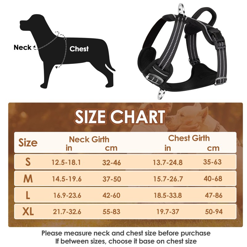 Eyein No Pull Dog Harness Large, Comfortable Heavy Duty Pet