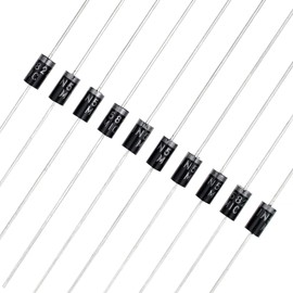 Yetaida 1N4001 Rectifier Diode 1A 50V - High Current General Purpose Diodes (Pack of 100) - Axial Lead Electronic Components for Power Supply, Circuit Repair