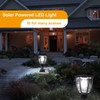 Kendal Large Outdoor Solar Powered LED Light Lamp (Black-8405)