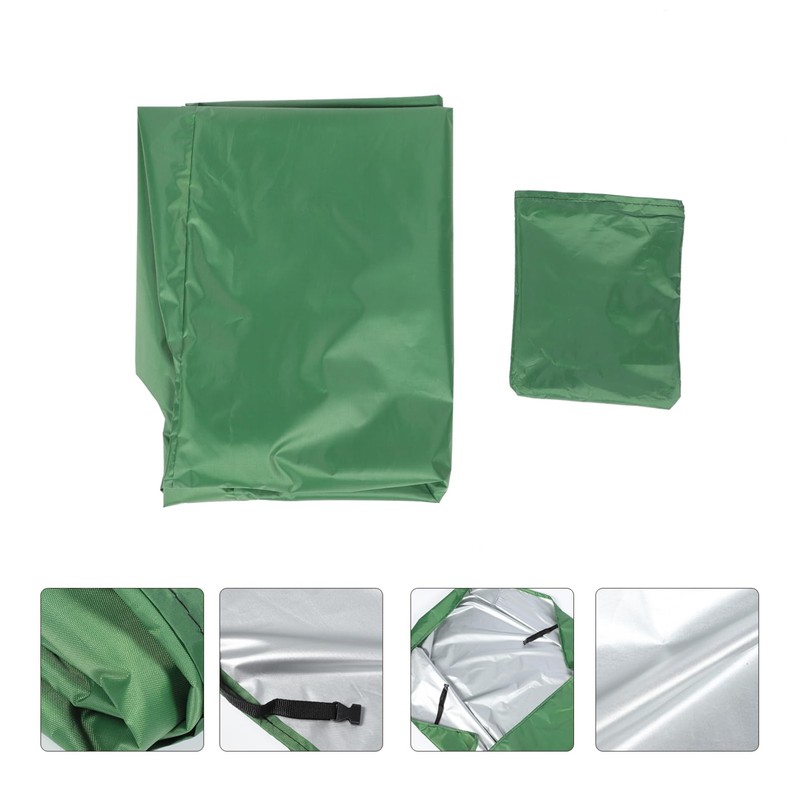 Kisangel Lawnmower Protective Cover Waterproof Sunscreen Dustproof Frostproof Oxford Fabric