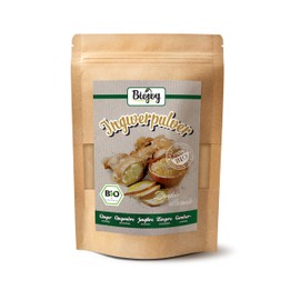 Biojoy Organic ginger powder (250 g), ground ginger root, ginger tea (Zingiber officinale)