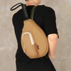 Neoprene Padded Pickleball Paddle Sling Bag with Ball Holder Pouch,