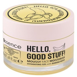 essence HELLO, GOOD STUFF! MOUSSY FACE MOISTURIZER, Make-Up, Foundation, Transparent, Nourishing, Moisturising, Soothing, Natural, Vegan, Alcohol Free (50 ml)