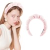 LEEMASING 2 pcs Sponge Hairband Spa Headbands For Skincare, Makeup