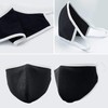 Strongrr Face Mask Premium Black White Seam Reusable Washable Cotton