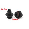 sourcingmap Car Splash Bumper Guard Rivet Clip Fastener 10mm 24