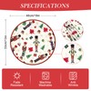 Arquiel Christmas Nutcracker Tree Tablecloth Waterproof, Red Table Cloth Rectangle