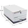 Staples Heavy Duty File Box, String and Button Lid, Legal,