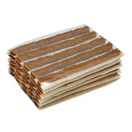 ZERINT TS-160C30 Tire Repair Strings Rubber Strips Plug Compatible with All Tubeless Car Motorcycle Truck Tractor Trailer RV ATV (1/4" x 4" Brown 30pcs)