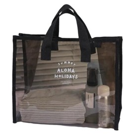 KALOLINNA Pool Bag, Transparent, Large Capacity, Waterproof, Beach Bag, Bath Bag, Tote Bag, Swimming Bag, Storage for Changing Clothes, Shoulder Bag, Transparent Bag, Waterproof Bag, Pool Bag, For Hot